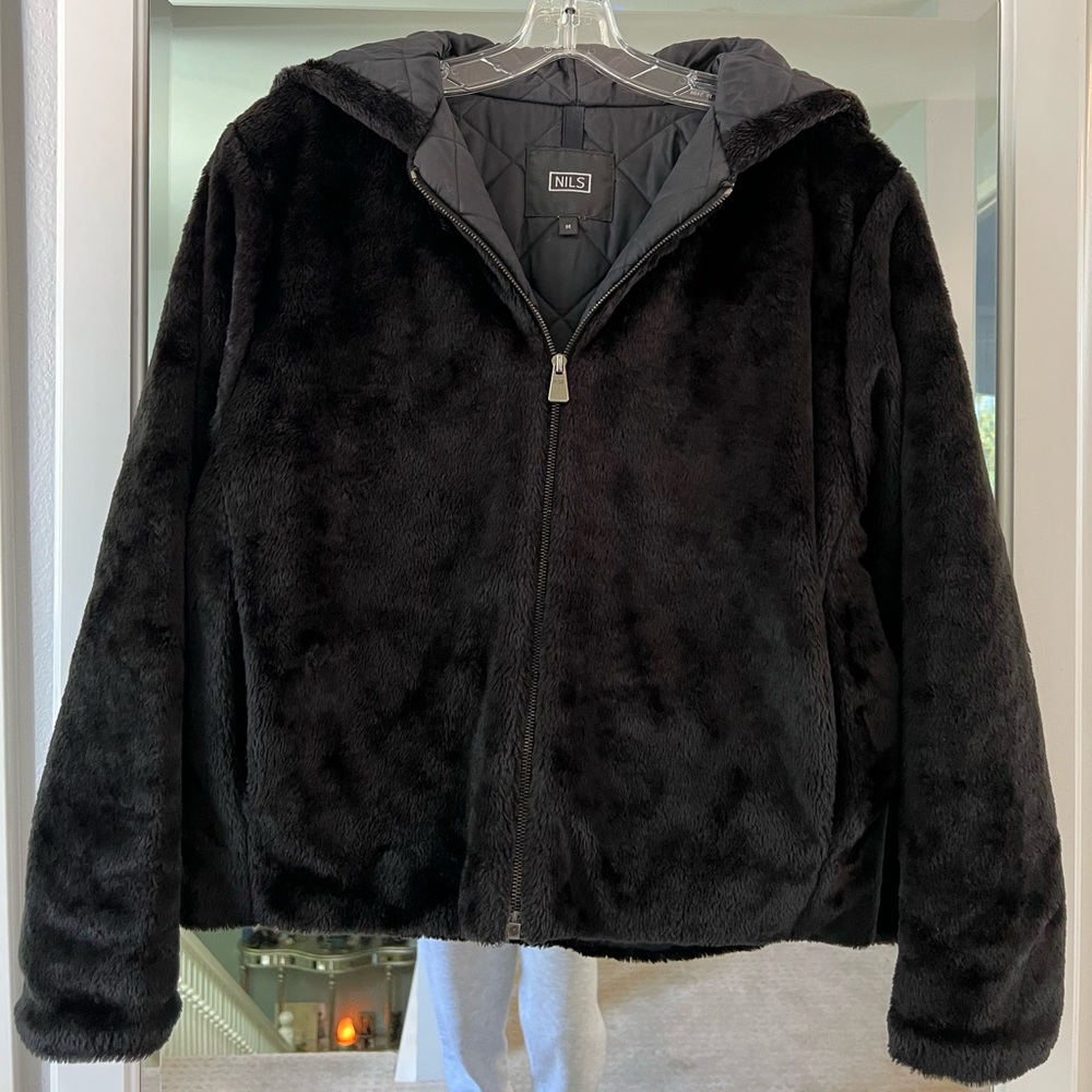 Winter Jacket Solid Black - image 1